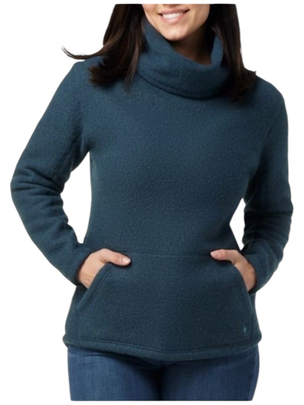 NWT SMARTWOOL Women's Hudson Trail Fleece Pullover XL - Picture 2 of 8